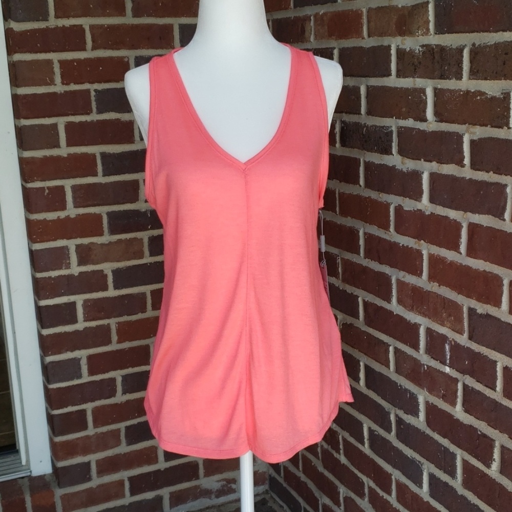 NWT Calvin Klein Pink Workout Athletic Gym Top